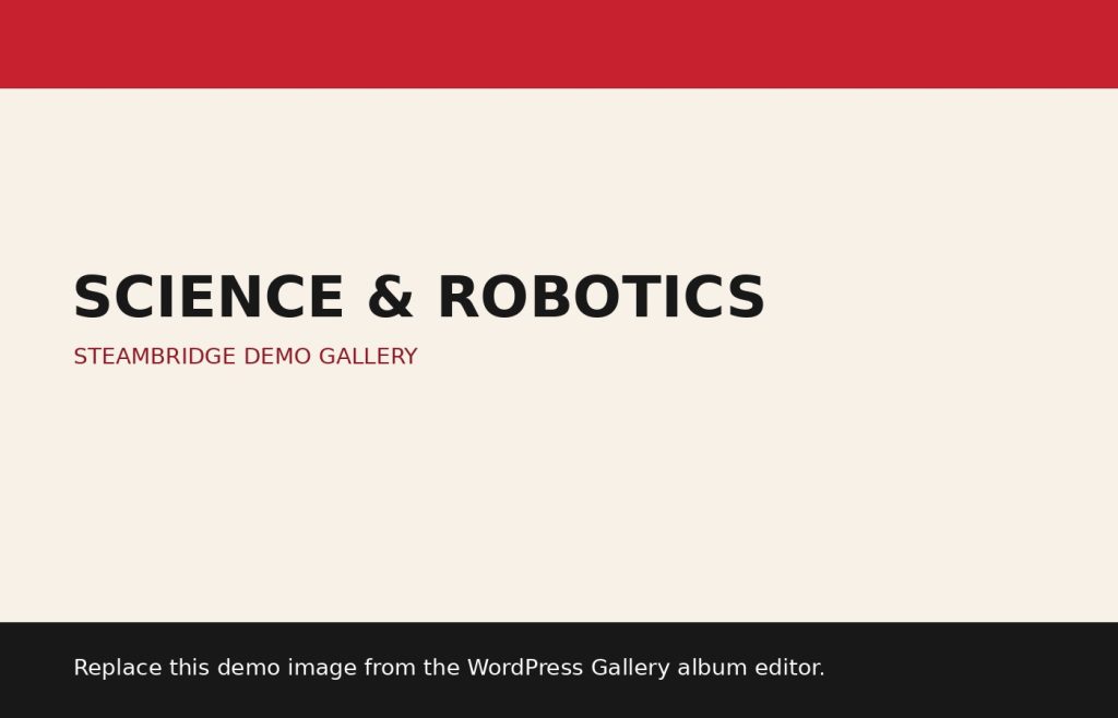 Science & Robotics Showcase